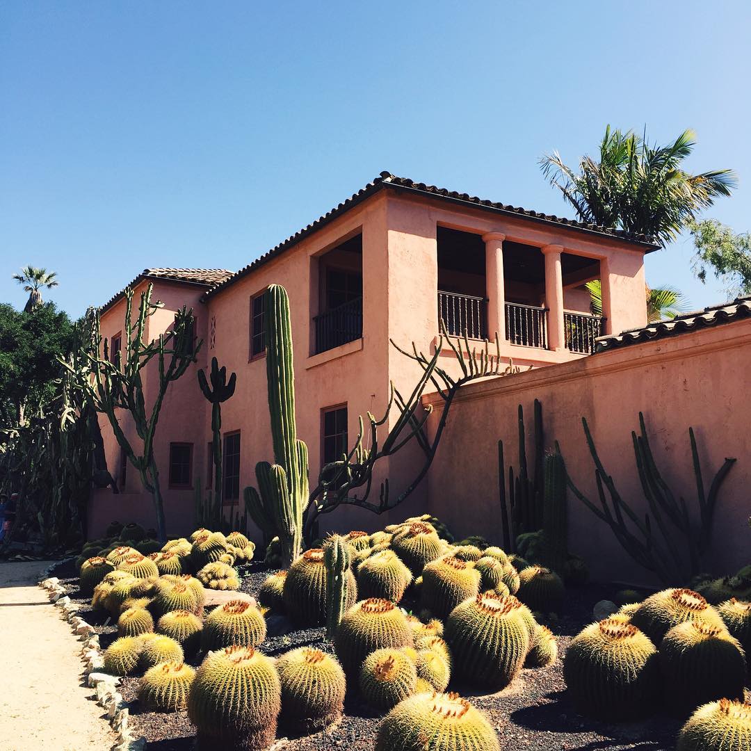 White adobe green shutters