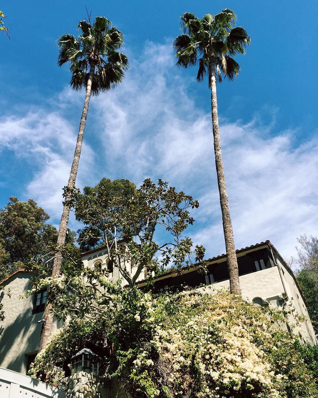 Blue tiled arched doorway